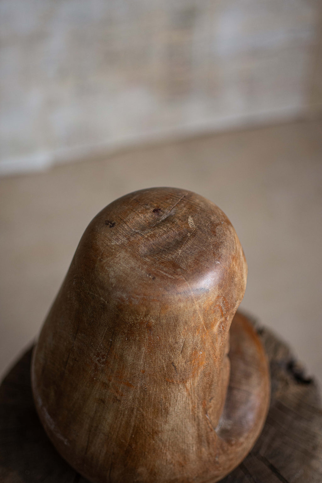 Large Wooden Daruma Mould