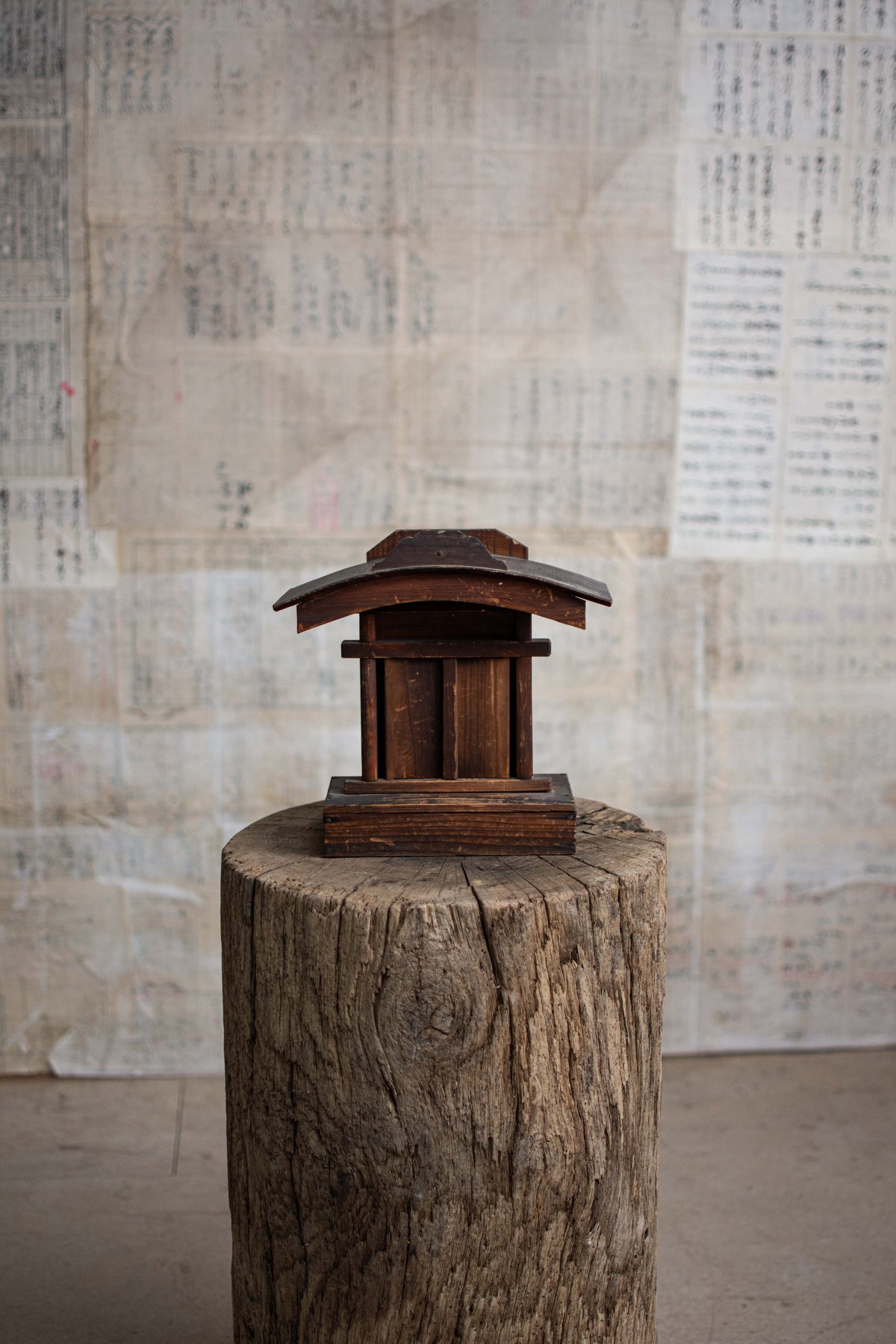 Wooden Kamidana Shrine - Miniature Shinto Altar