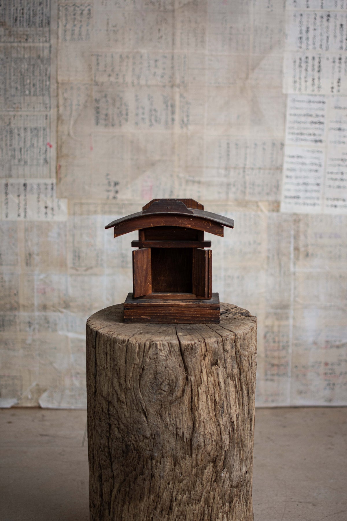 Wooden Kamidana Shrine - Miniature Shinto Altar