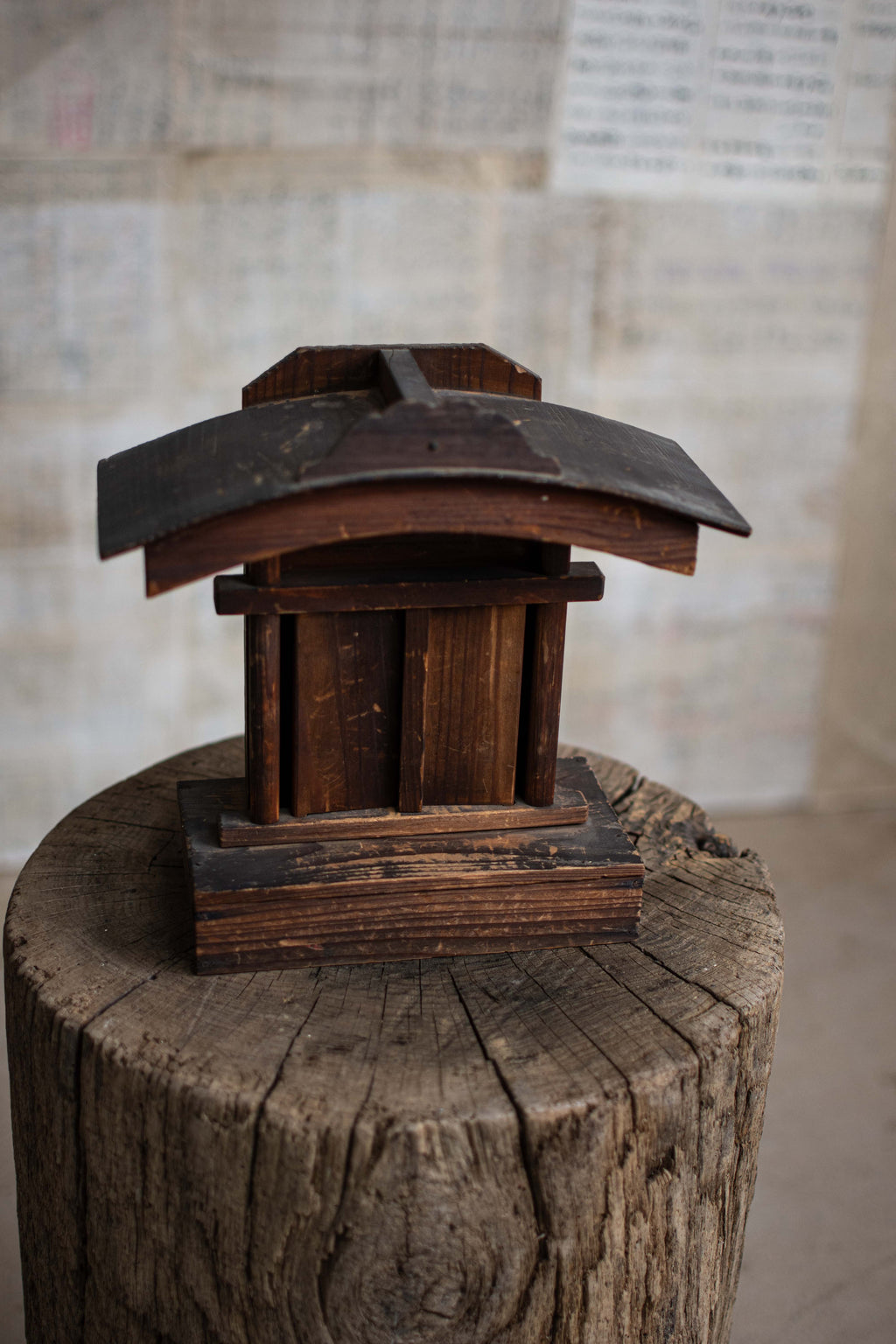 Wooden Kamidana Shrine - Miniature Shinto Altar