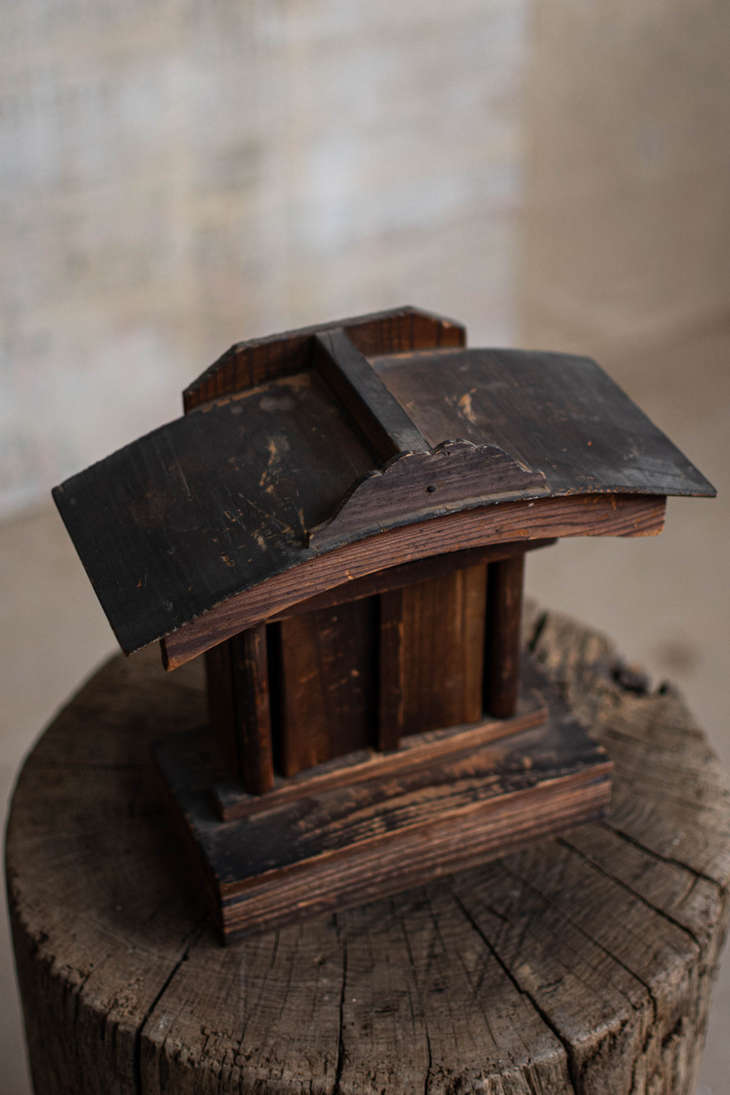 Wooden Kamidana Shrine - Miniature Shinto Altar
