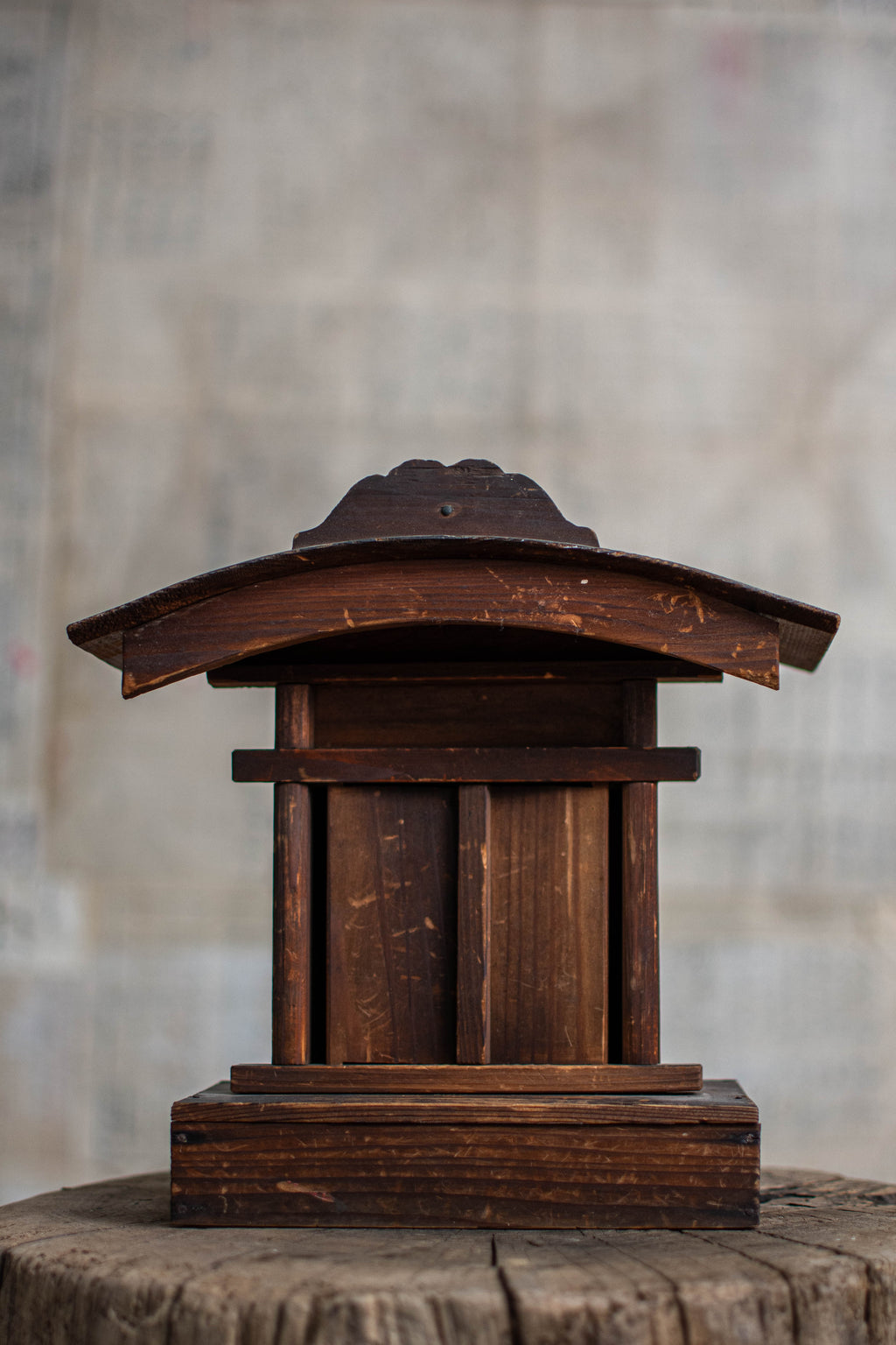 Wooden Kamidana Shrine - Miniature Shinto Altar