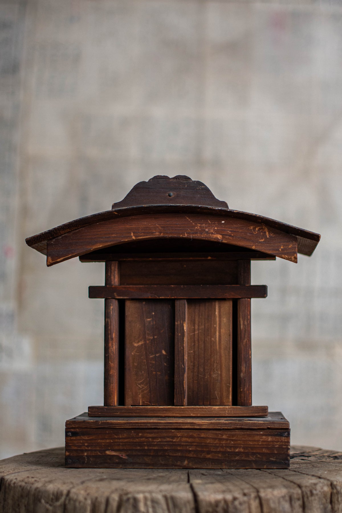 Wooden Kamidana Shrine - Miniature Shinto Altar