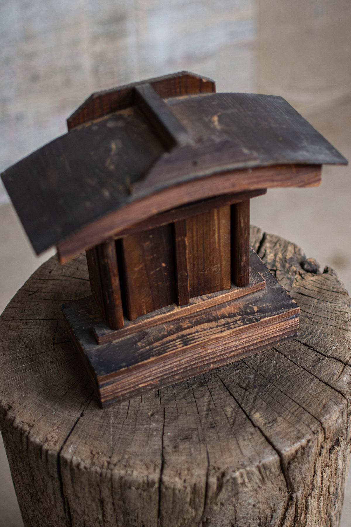 Wooden Kamidana Shrine - Miniature Shinto Altar
