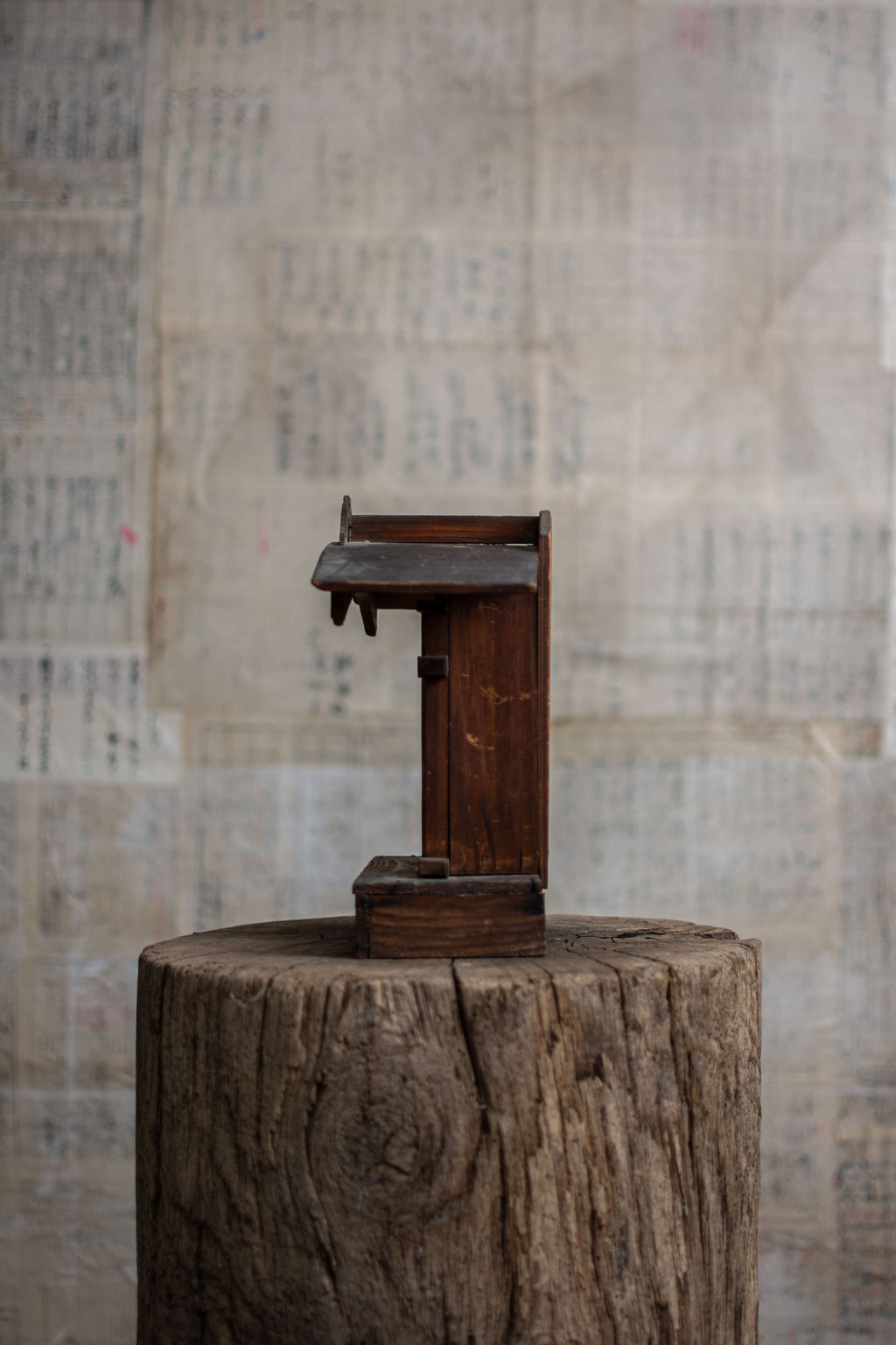 Wooden Kamidana Shrine - Miniature Shinto Altar