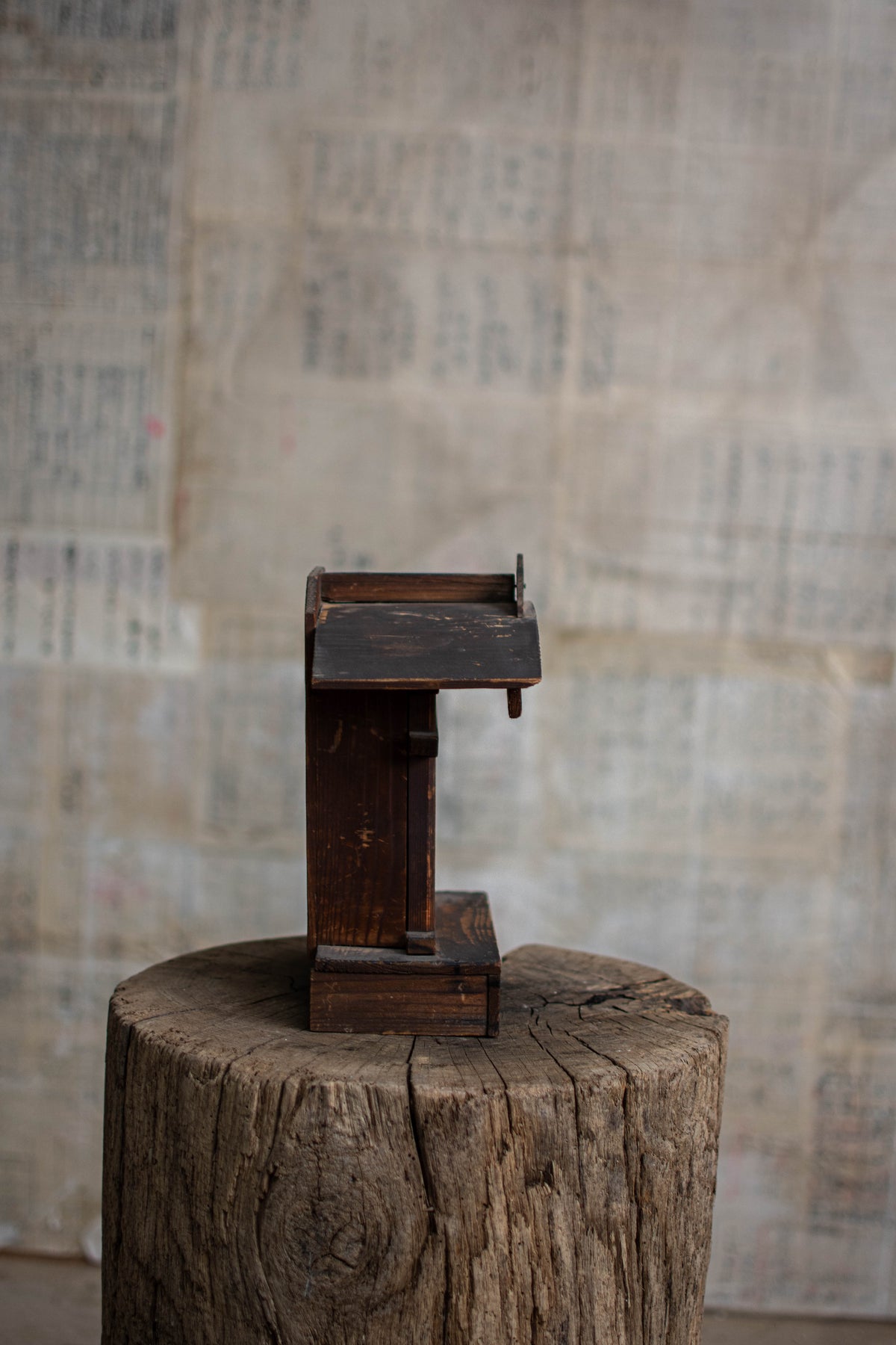 Wooden Kamidana Shrine - Miniature Shinto Altar