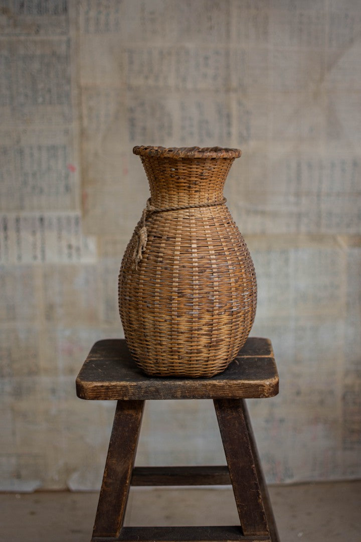 Bamboo Basket – Biku Form Flower & Storage Vessel