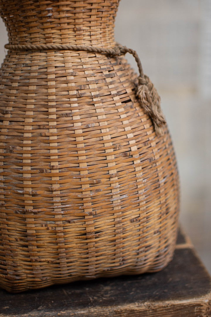 Bamboo Basket – Biku Form Flower & Storage Vessel