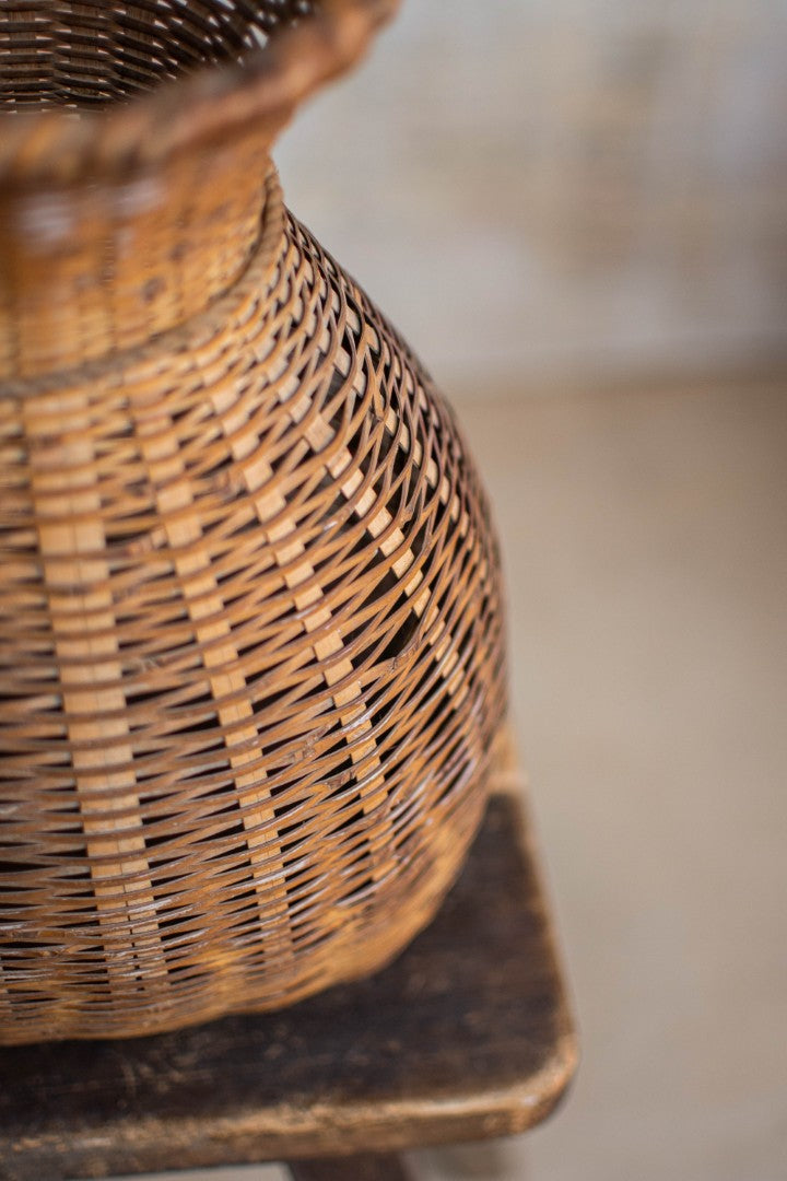 Bamboo Basket – Biku Form Flower & Storage Vessel