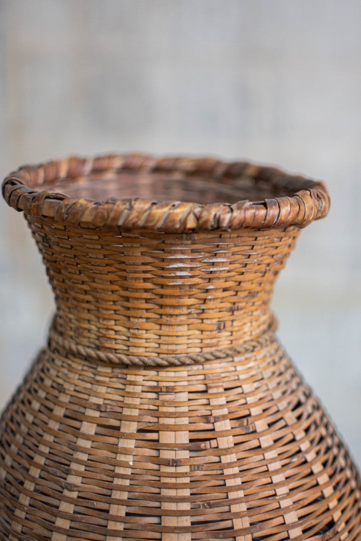 Bamboo Basket – Biku Form Flower & Storage Vessel