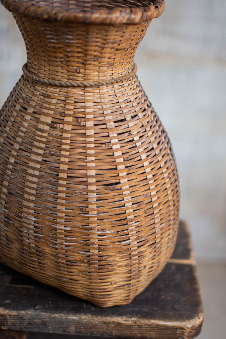 Bamboo Basket – Biku Form Flower & Storage Vessel