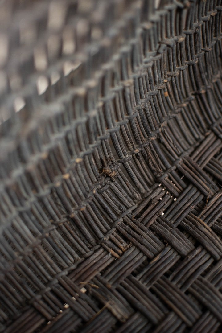Antique Woven Akebi Vine Basket