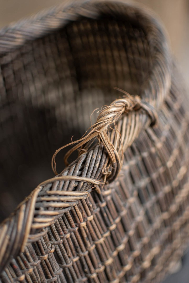 Antique Woven Akebi Vine Basket