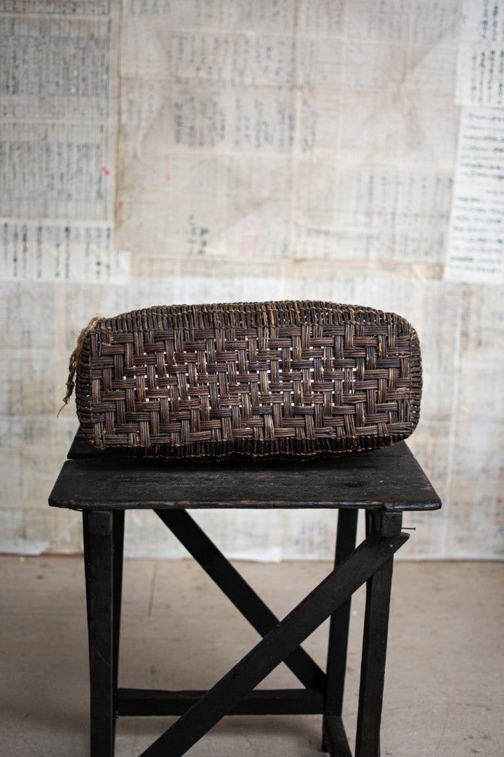 Antique Woven Akebi Vine Basket