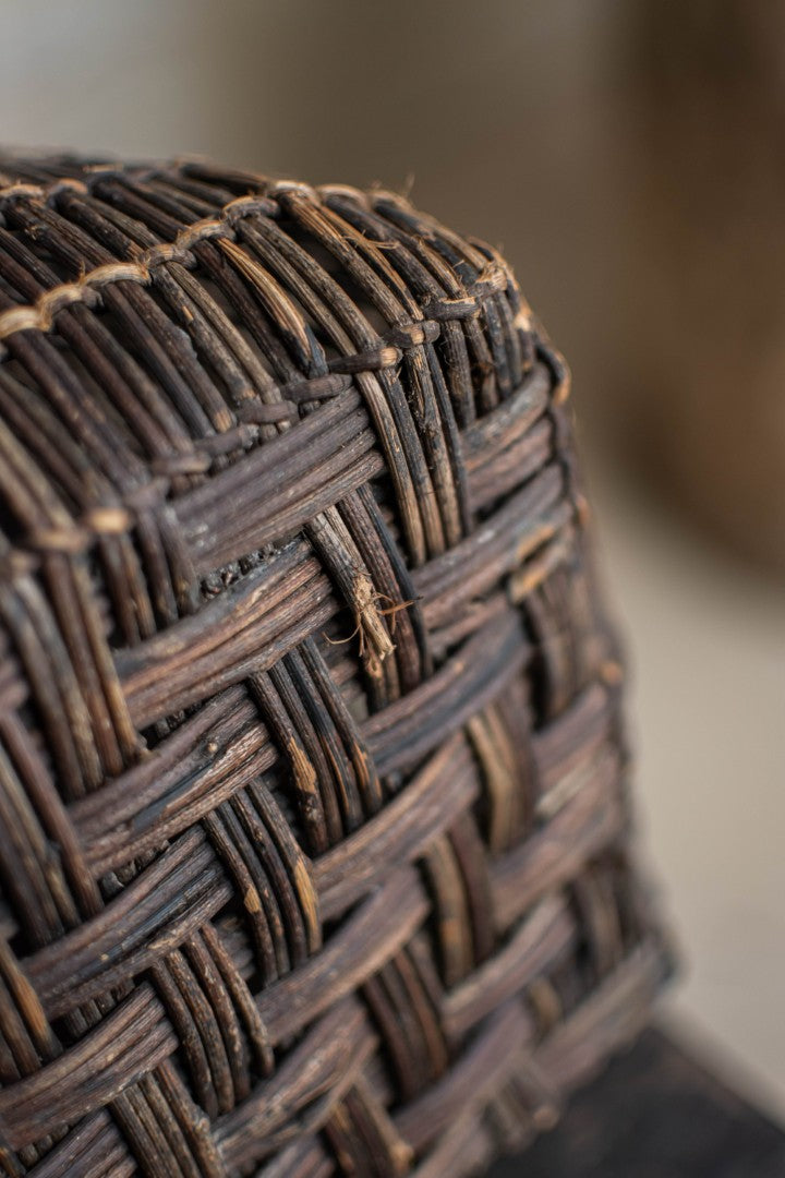Antique Woven Akebi Vine Basket