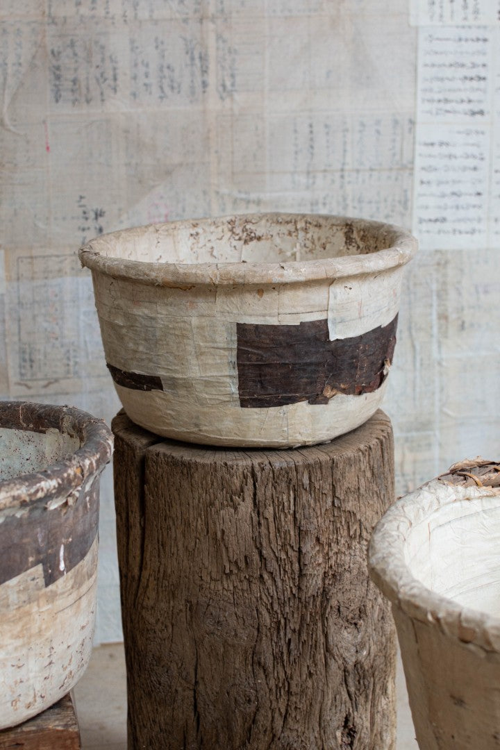 Set of 4 Ikkan-Bari Farm Tubs