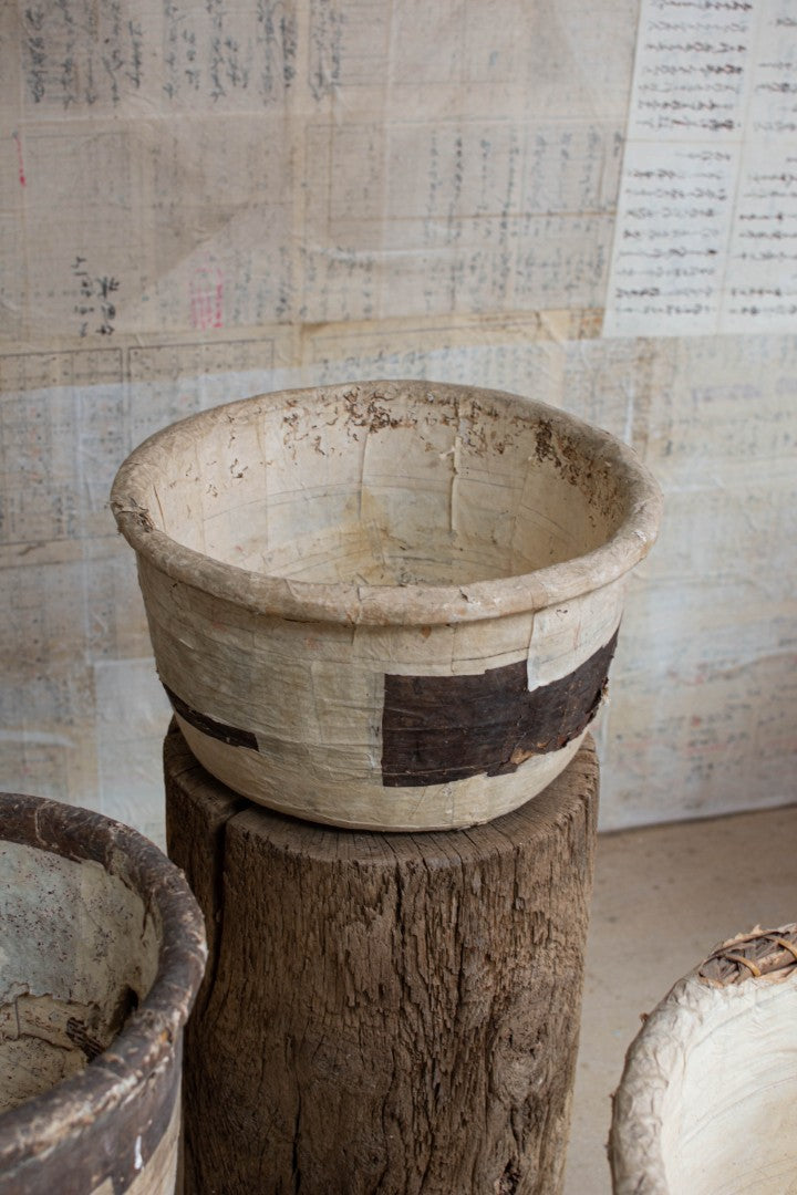 Set of 4 Ikkan-Bari Farm Tubs