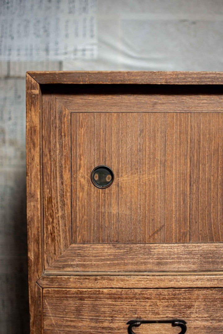 Mid 20C Vintage Japanese 3-Tier Tansu Chest