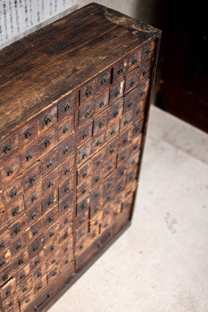 18C Antique Japanese Apothecary Cabinet