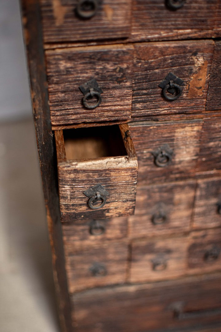 18C Antique Japanese Apothecary Cabinet