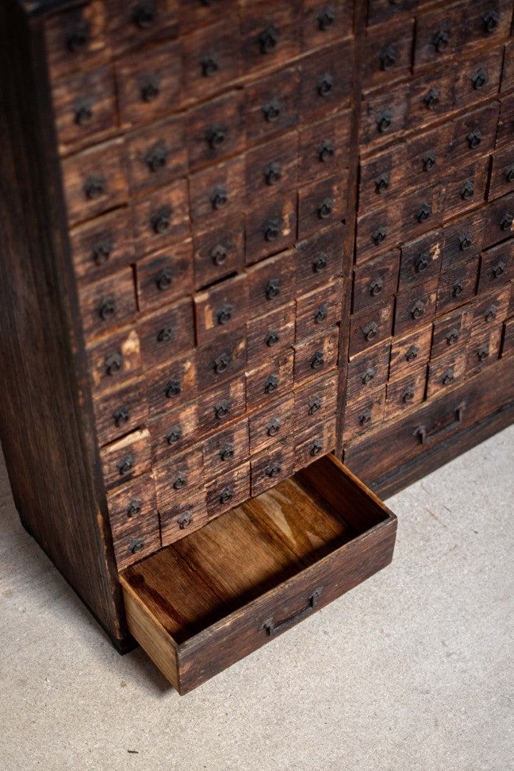 18C Antique Japanese Apothecary Cabinet