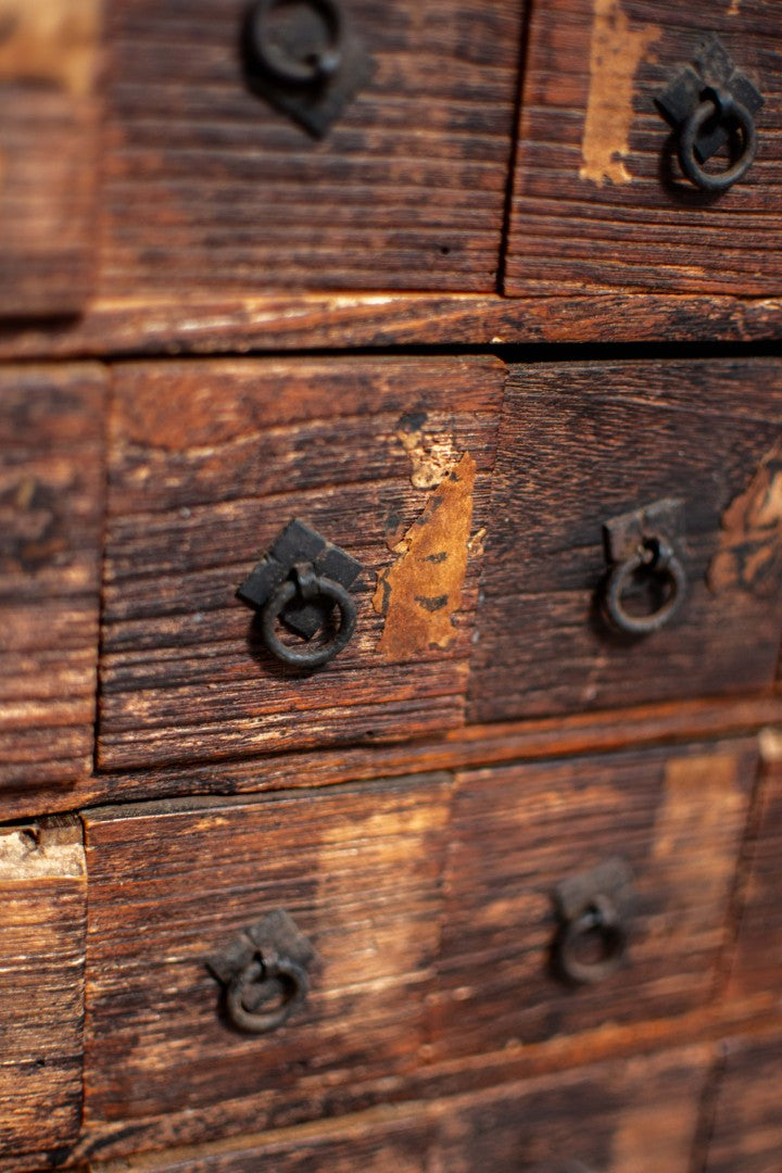 18C Antique Japanese Apothecary Cabinet