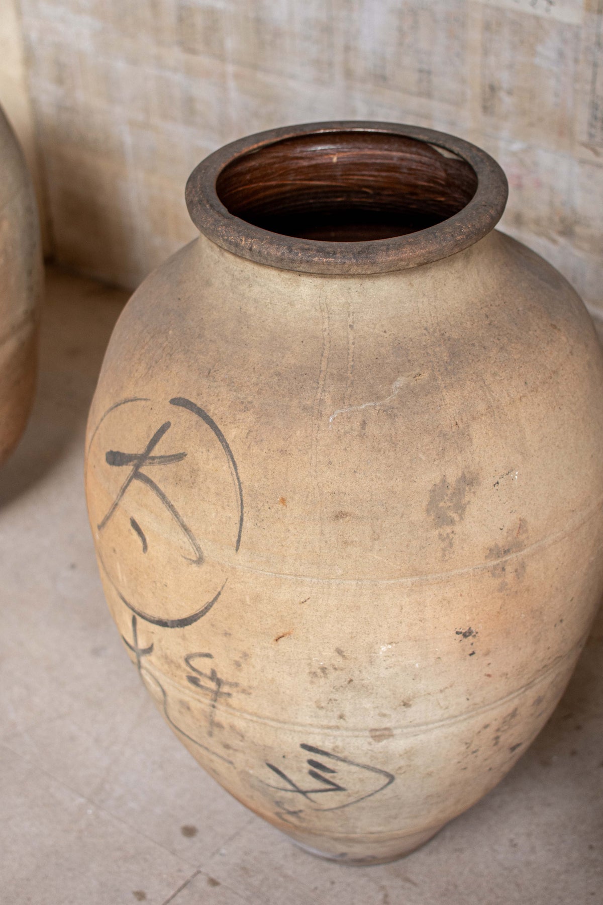 Set of 4 Antique Japanese Tea Leaf Jars - Hachatsubo