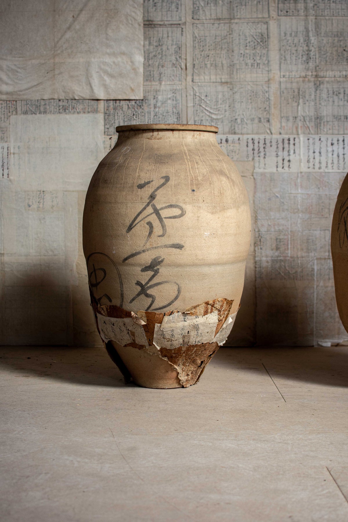 Set of 4 Antique Japanese Tea Leaf Jars - Hachatsubo