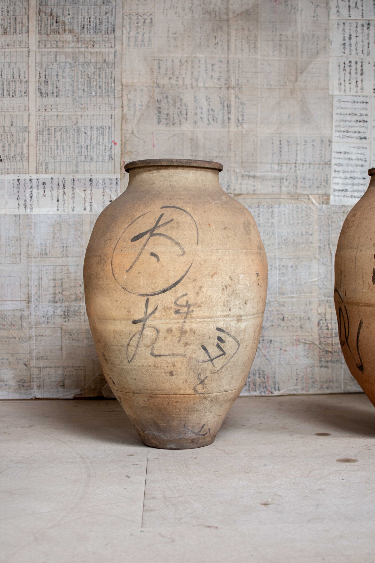 Set of 4 Antique Japanese Tea Leaf Jars - Hachatsubo