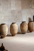 Set of 4 Antique Japanese Tea Leaf Jars - Hachatsubo