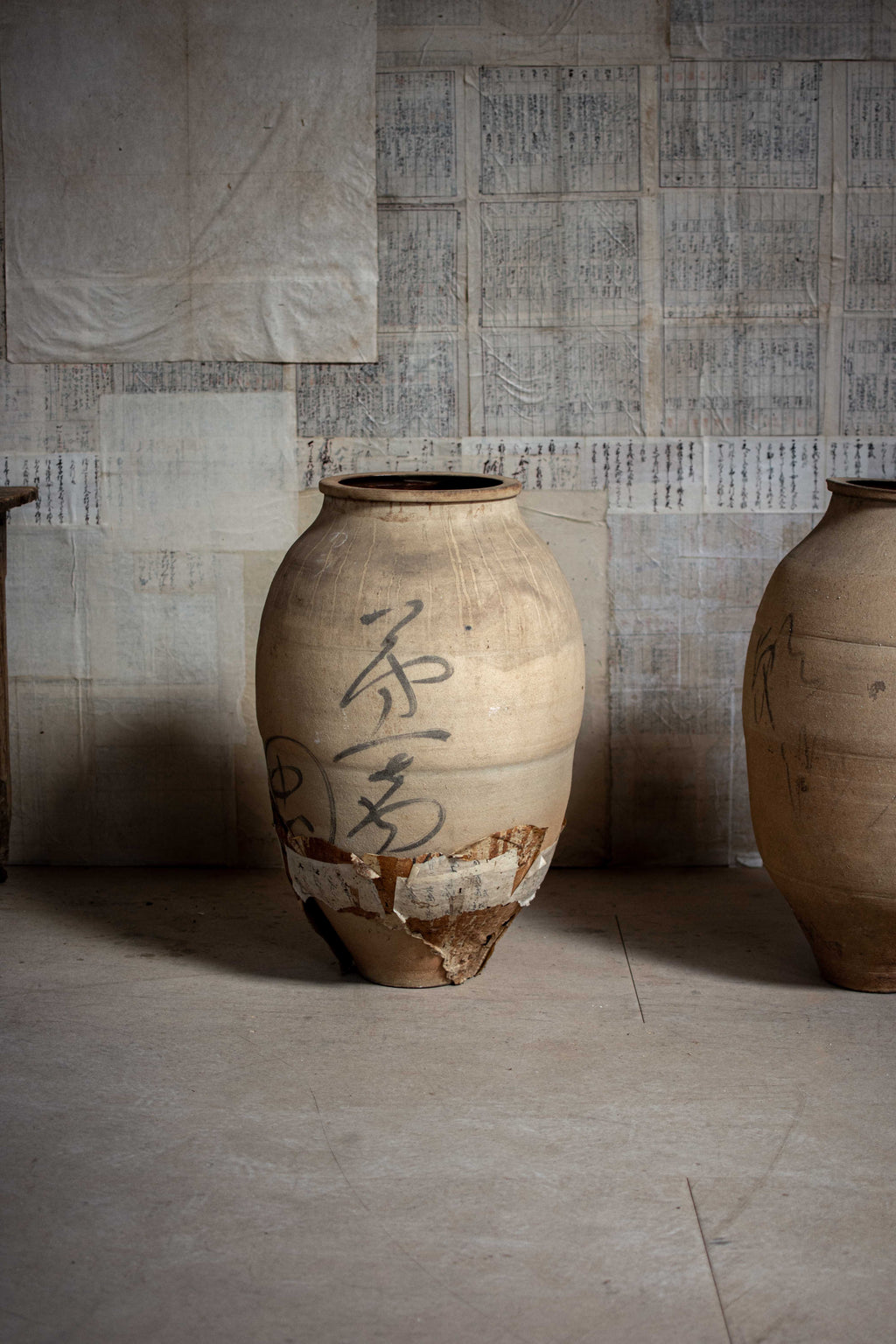 Set of 4 Antique Japanese Tea Leaf Jars - Hachatsubo