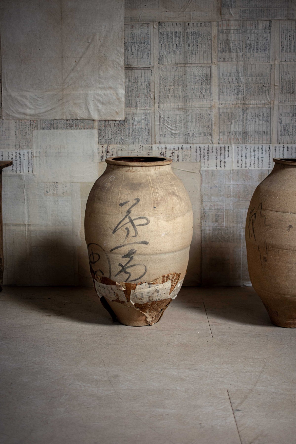 Set of 4 Antique Japanese Tea Leaf Jars - Hachatsubo