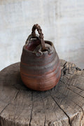 Bizen Ware Tsuru-Tsuki Hanaire - Handled Flower Vase