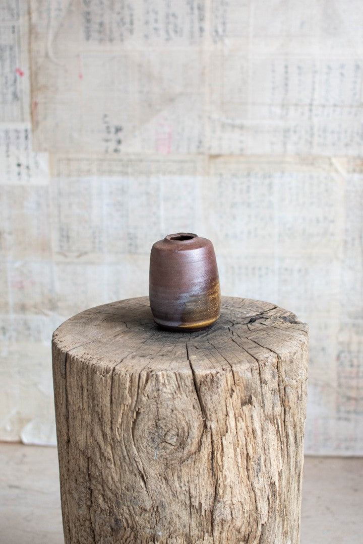 Bizen Ware Wall Hanging Flower Vase - Kake-Hanaire