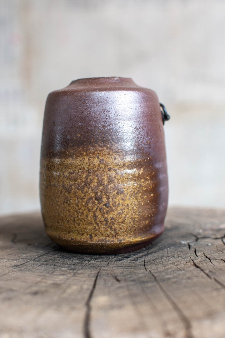 Bizen Ware Wall Hanging Flower Vase - Kake-Hanaire