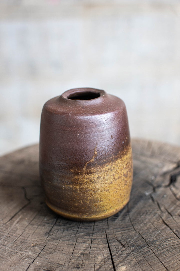 Bizen Ware Wall Hanging Flower Vase - Kake-Hanaire