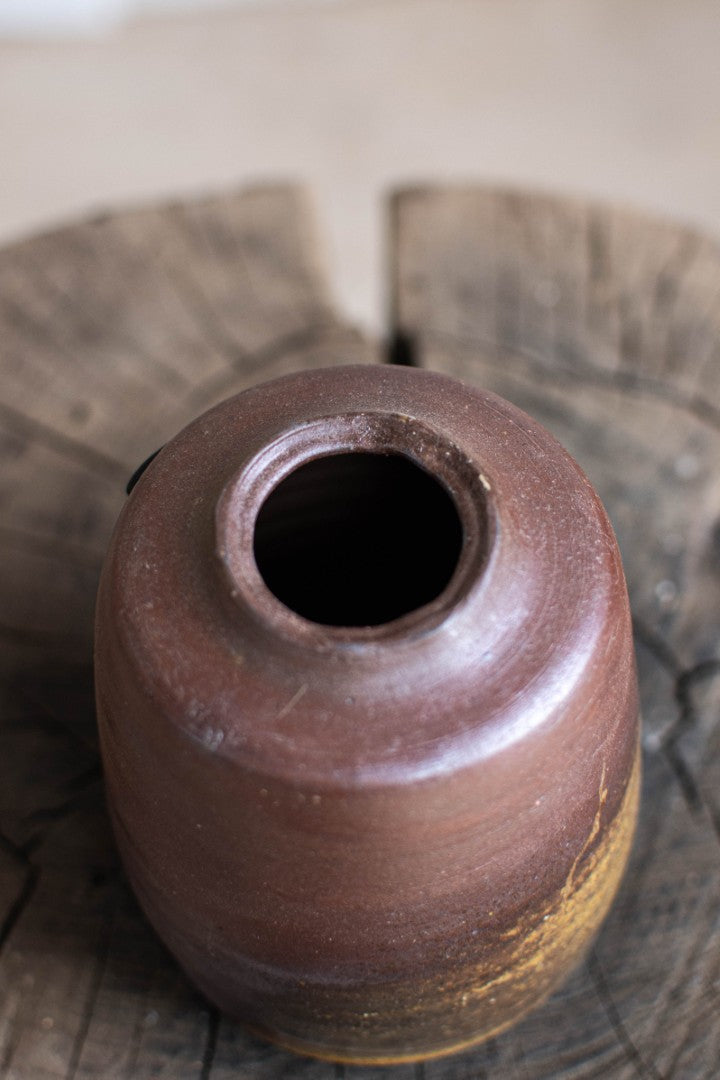 Bizen Ware Wall Hanging Flower Vase - Kake-Hanaire