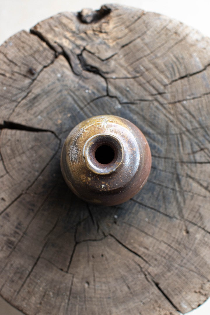 Bizen Ware Tokkuri - Japanese Sake Bottle