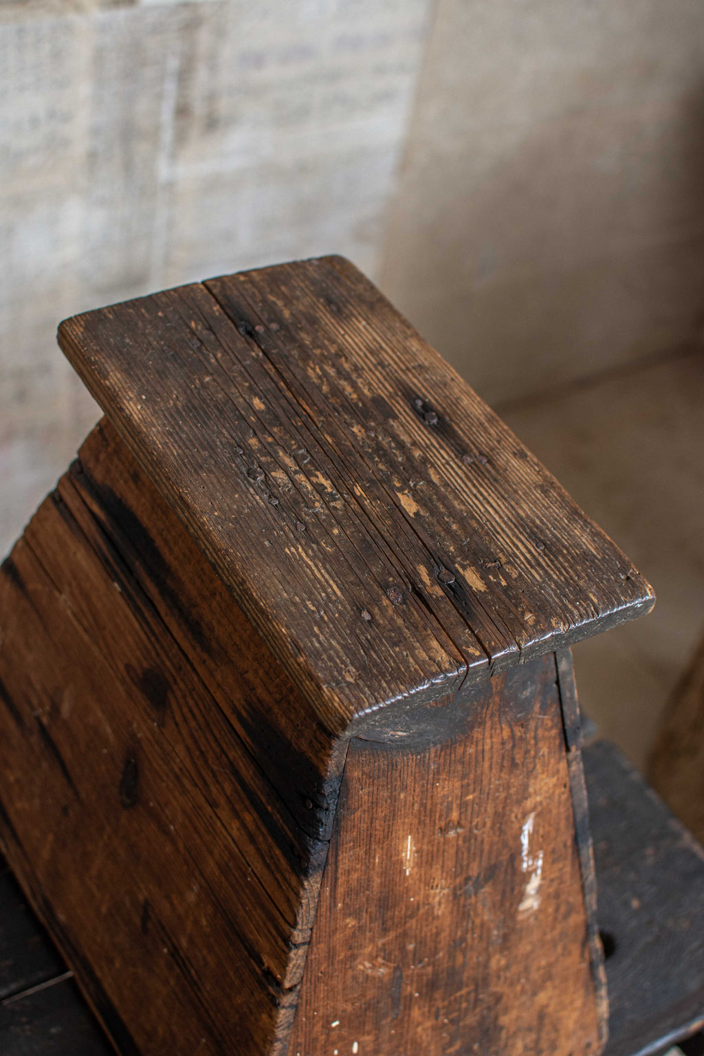 Early 20C Antique Street Vendor's Stool - Meiji Era