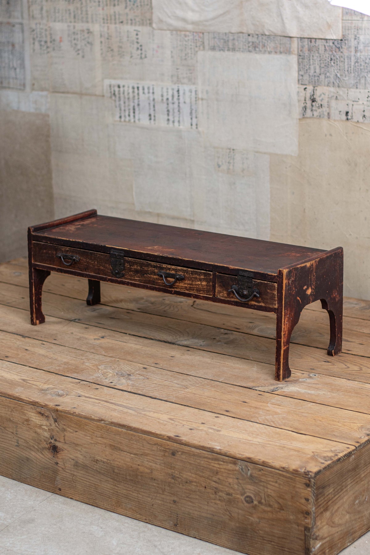 Antique Japanese Lacquered Writing Desk