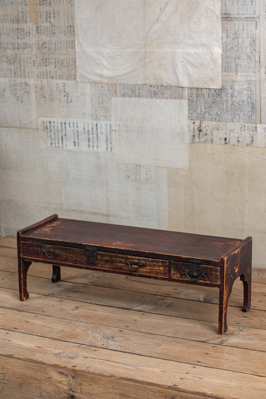 Antique Japanese Lacquered Writing Desk