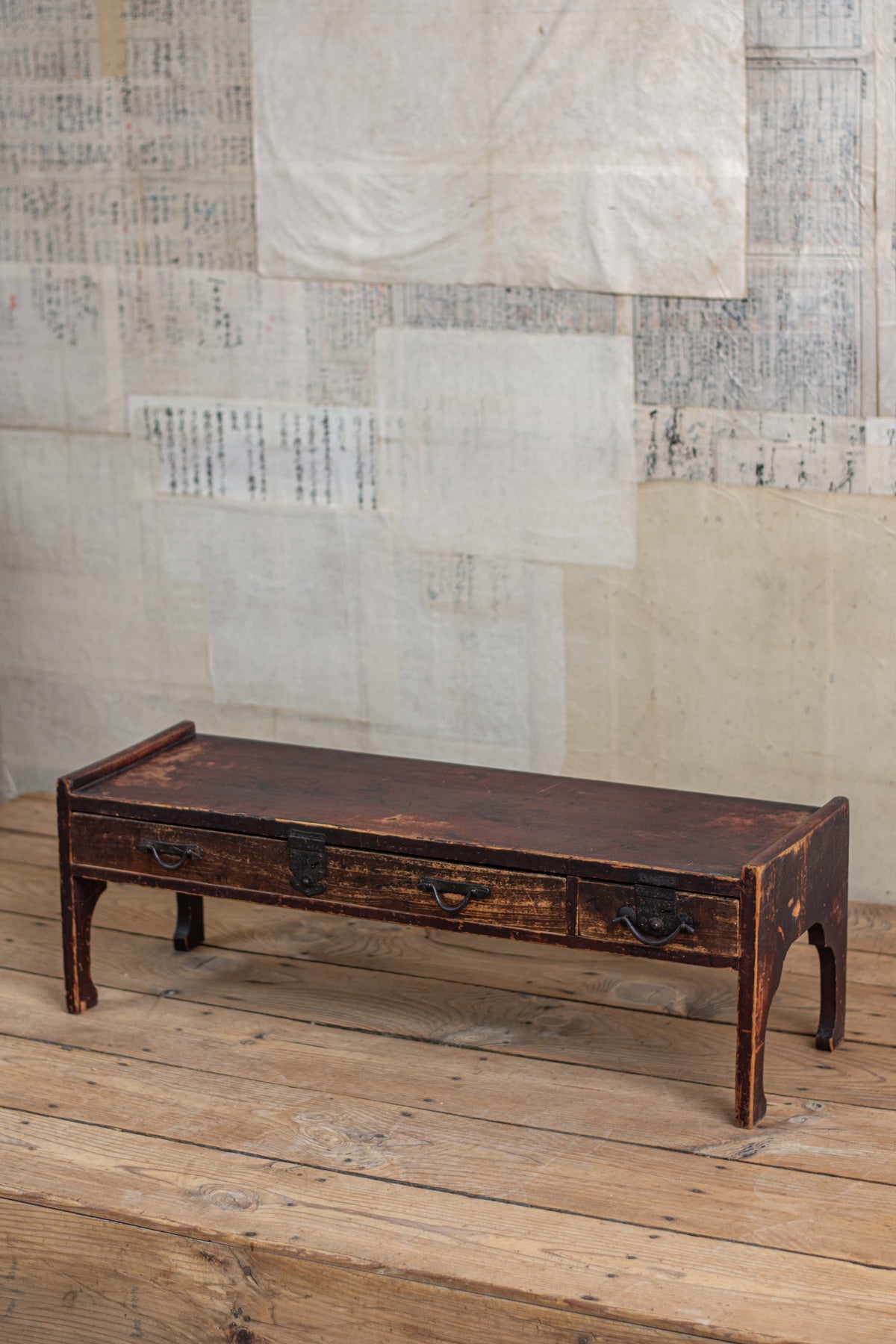 Antique Japanese Lacquered Writing Desk