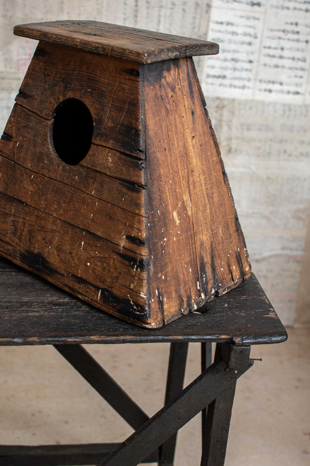 Early 20C Antique Street Vendor's Stool - Meiji Era