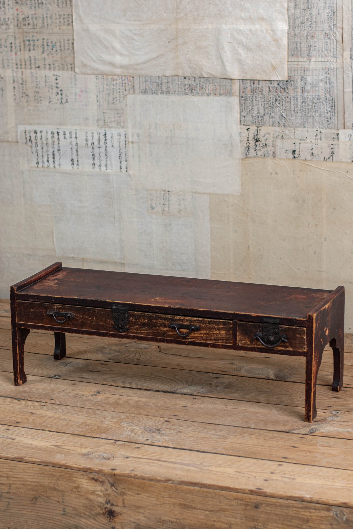 Antique Japanese Lacquered Writing Desk