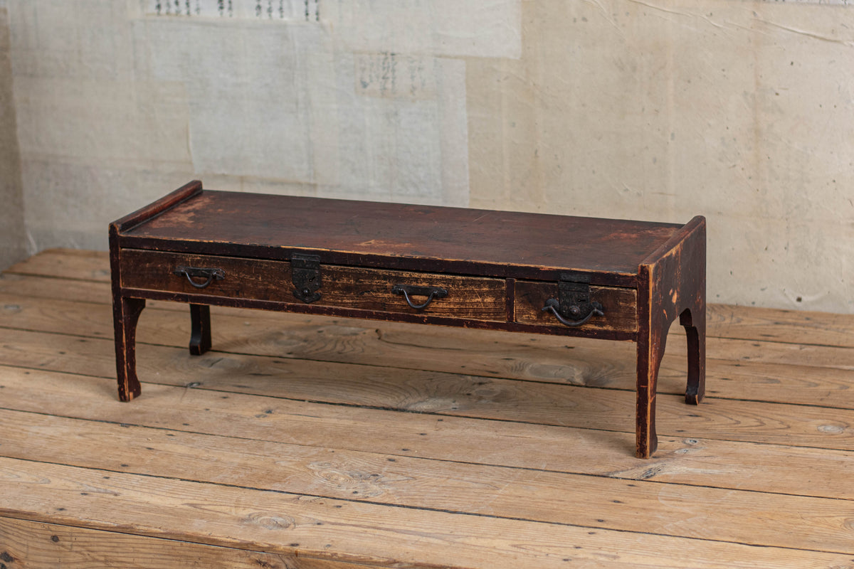 Antique Japanese Lacquered Writing Desk