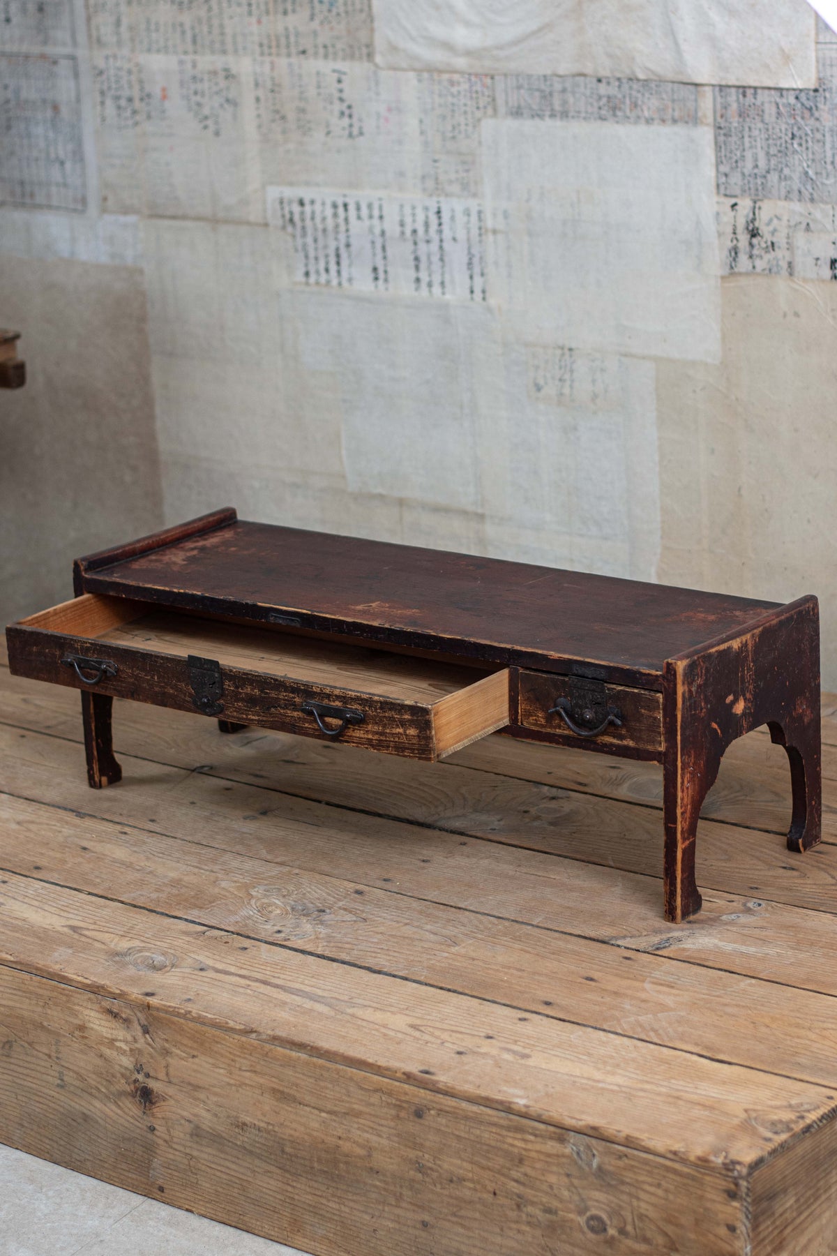 Antique Japanese Lacquered Writing Desk