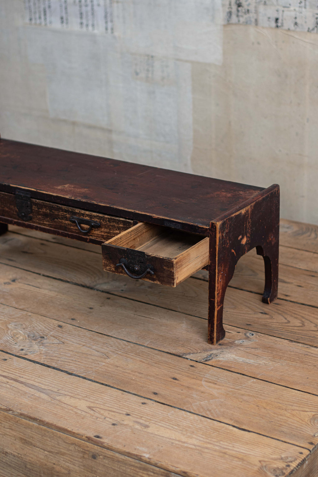 Antique Japanese Lacquered Writing Desk