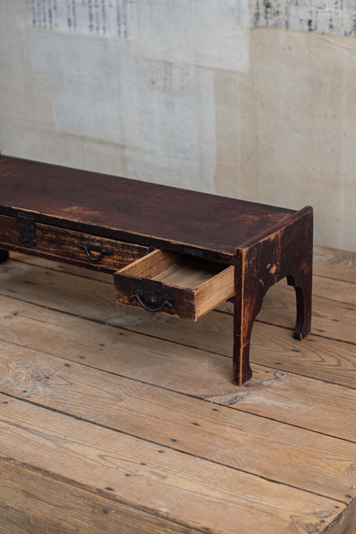 Antique Japanese Lacquered Writing Desk
