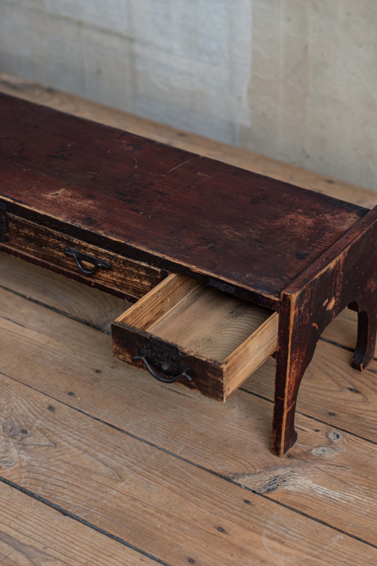 Antique Japanese Lacquered Writing Desk