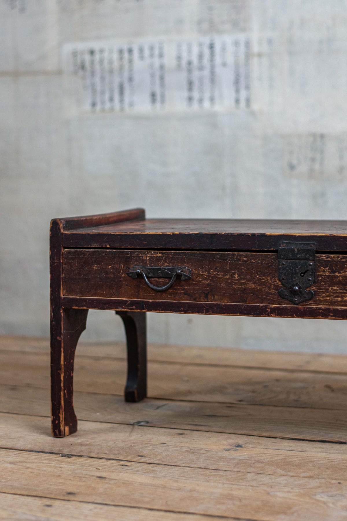 Antique Japanese Lacquered Writing Desk